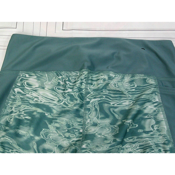 Under Armour HeatGear SeaGreen Leggings/Yoga Pants Compression High Rise-WMNs XL - Picture 4 of 10